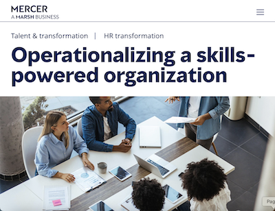 Operationalizing a Skills-Powered Organization screenshot