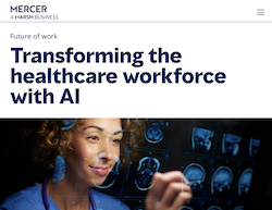 Transforming the Healthcare Workforce With AI article screenshot